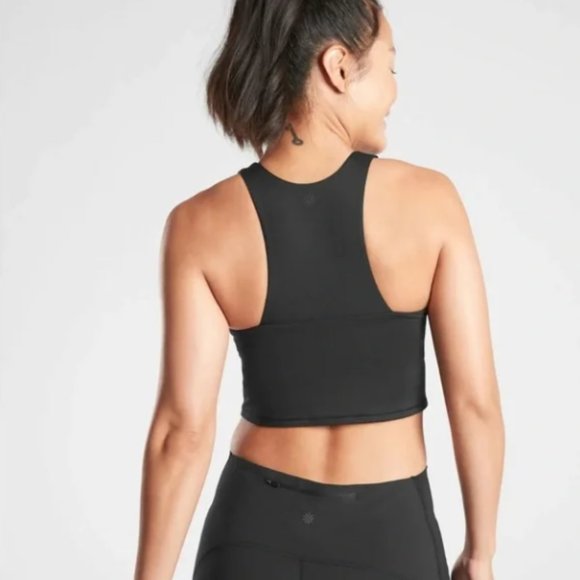Athleta Ultimate Crop Bra A-C Size Large - Picture 2 of 11